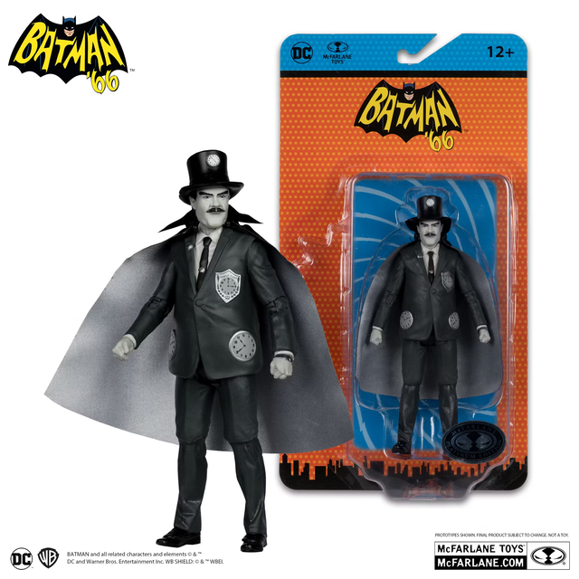 DC Retro Clock King (Batman 66) Platinum 15cm