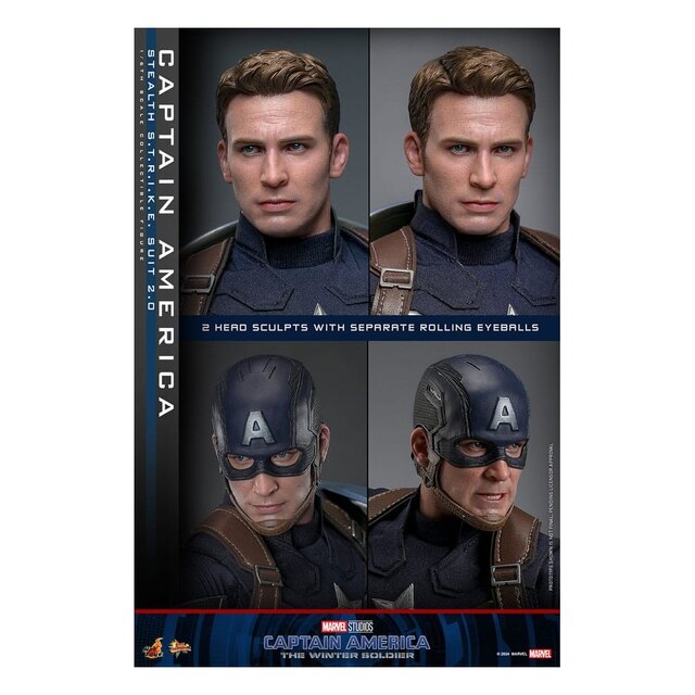 Captain America: The Winter Soldier Movie Masterpiece Action Figure 1/6 Captain America 2.0 (Stealth S.T.R.I.K.E. Suit) 31cm Captain America: The Winter Soldier Movie Masterpiece Action Figure 1/6 Captain America 2.0 (Stealth S.T.R.I.K.E. Suit) 31cm