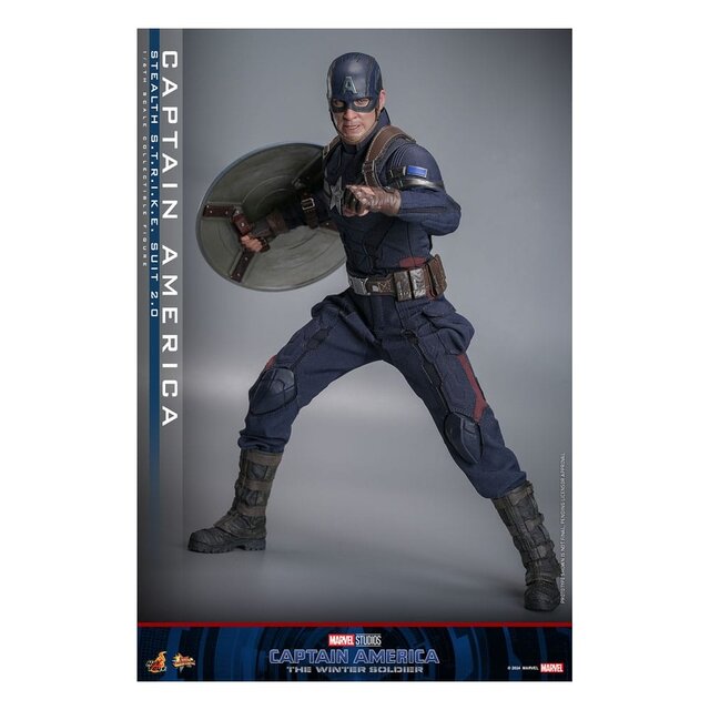 Captain America: The Winter Soldier Movie Masterpiece Action Figure 1/6 Captain America 2.0 (Stealth S.T.R.I.K.E. Suit) 31cm Captain America: The Winter Soldier Movie Masterpiece Action Figure 1/6 Captain America 2.0 (Stealth S.T.R.I.K.E. Suit) 31cm