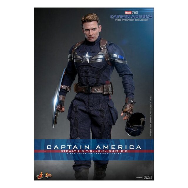 Captain America: The Winter Soldier Movie Masterpiece Action Figure 1/6 Captain America 2.0 (Stealth S.T.R.I.K.E. Suit) 31cm Captain America: The Winter Soldier Movie Masterpiece Action Figure 1/6 Captain America 2.0 (Stealth S.T.R.I.K.E. Suit) 31cm
