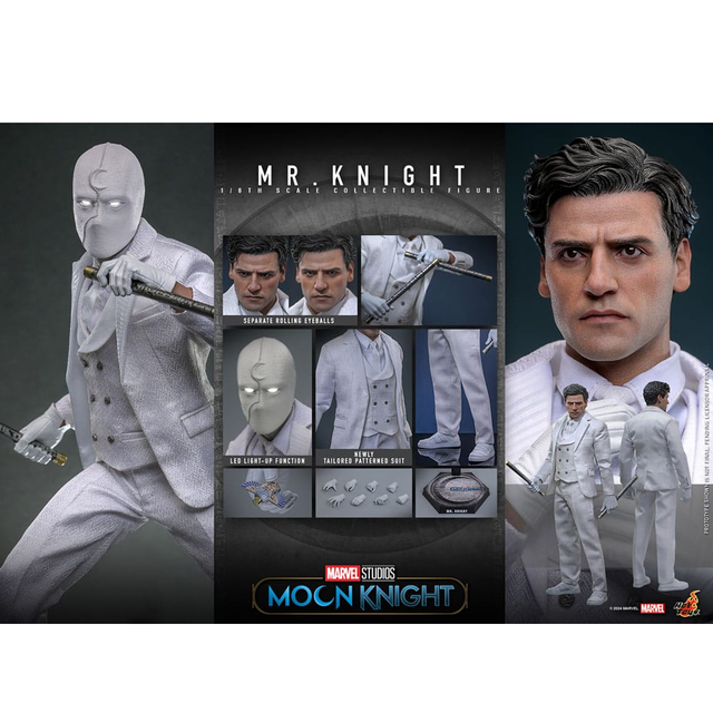 Moon Knight Action Figure 1/6 Mr. Knight 29cm