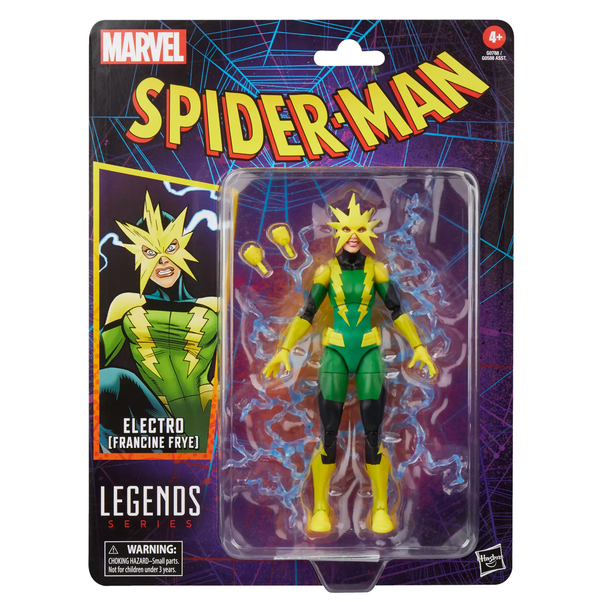 Hasbro Marvel Legends Electro (Francine Frye) afbeelding