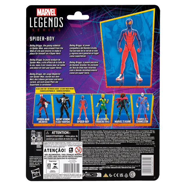 Spider-Man Marvel Legends Spider-Boy Action Figure 15cm