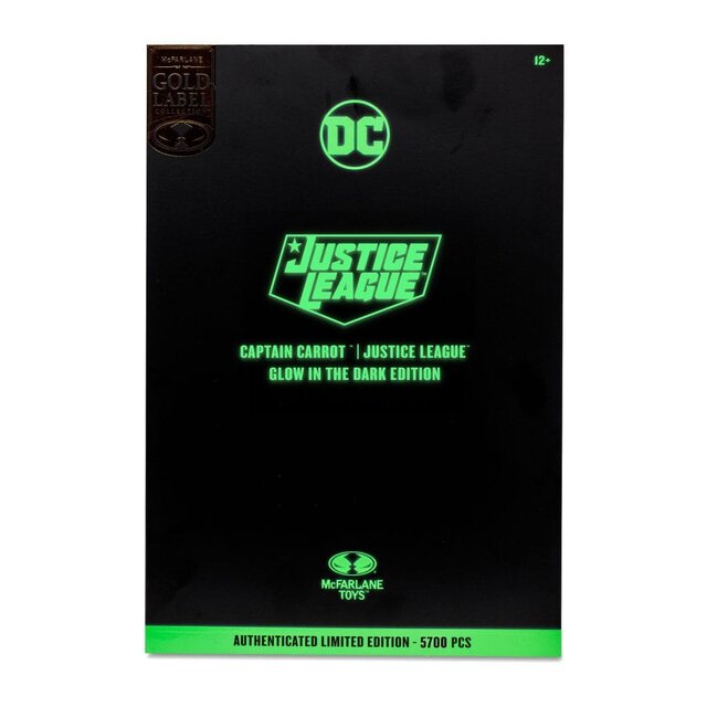 McFarlane Collector Edition Captain Carrot (Justice League Incarnate) Glow in the Dark 18cm McFarlane Collector Edition Captain Carrot (Justice League Incarnate) Glow in the Dark 18cm