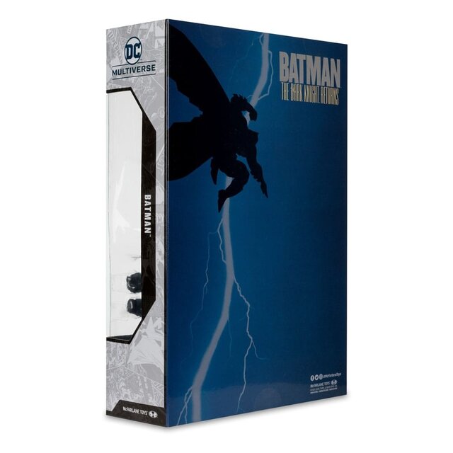 DC Multiverse McFarlane Cover Recreations Batman (Batman: The Dark Knight Returns #1) (Gold Label) 18cm