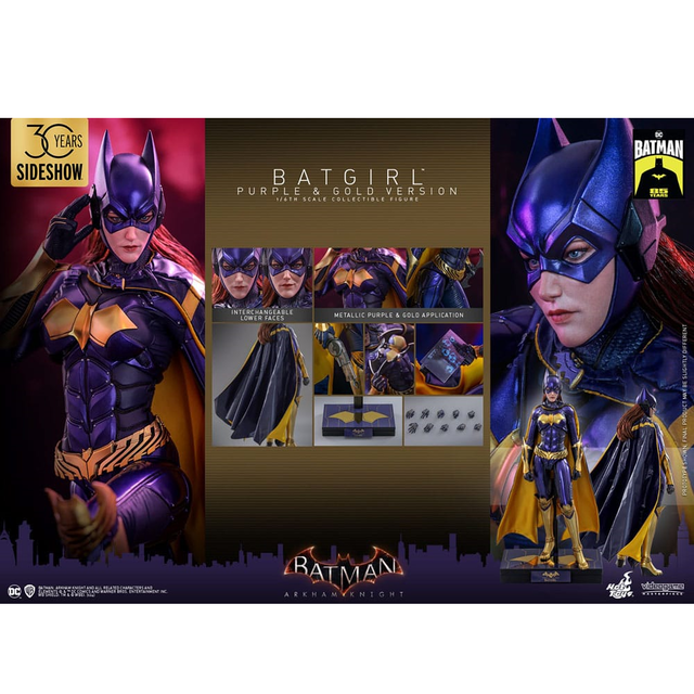 Batman Arkham Knight Videogame Masterpiece Action Figure 1/6 Batgirl (Purple and Gold Version) Exclusive 30cm Batman Arkham Knight Videogame Masterpiece Action Figure 1/6 Batgirl (Purple and Gold Version) Exclusive 30cm