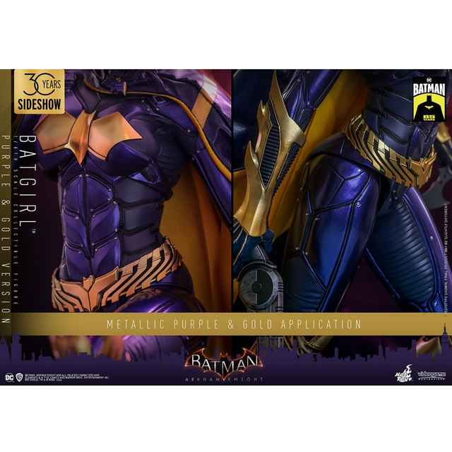 Batman Arkham Knight Videogame Masterpiece Action Figure 1/6 Batgirl (Purple and Gold Version) Exclusive 30cm Batman Arkham Knight Videogame Masterpiece Action Figure 1/6 Batgirl (Purple and Gold Version) Exclusive 30cm