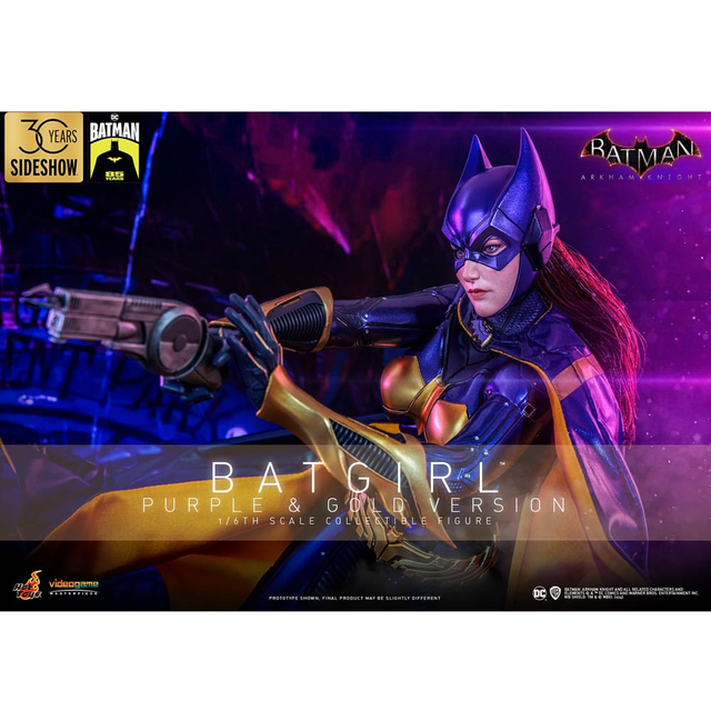 Batman Arkham Knight Videogame Masterpiece Action Figure 1/6 Batgirl (Purple and Gold Version) Exclusive 30cm Batman Arkham Knight Videogame Masterpiece Action Figure 1/6 Batgirl (Purple and Gold Version) Exclusive 30cm