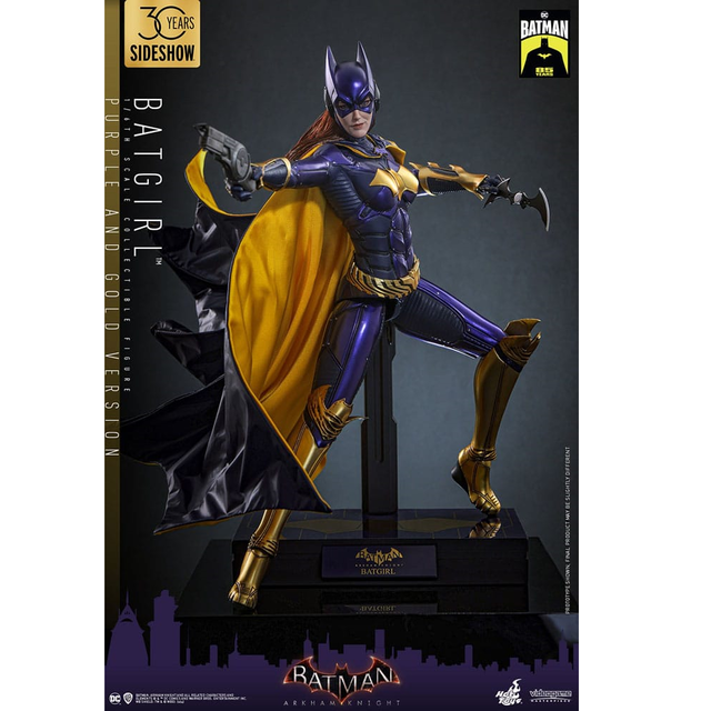 Batman Arkham Knight Videogame Masterpiece Action Figure 1/6 Batgirl (Purple and Gold Version) Exclusive 30cm Batman Arkham Knight Videogame Masterpiece Action Figure 1/6 Batgirl (Purple and Gold Version) Exclusive 30cm