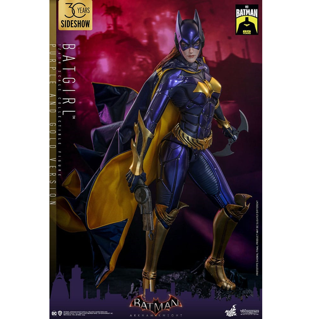 Batman Arkham Knight Videogame Masterpiece Action Figure 1/6 Batgirl (Purple and Gold Version) Exclusive 30cm Batman Arkham Knight Videogame Masterpiece Action Figure 1/6 Batgirl (Purple and Gold Version) Exclusive 30cm