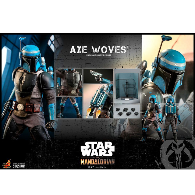 Star Wars The Mandalorian Action Figure 1/6 Axe Woves 30cm