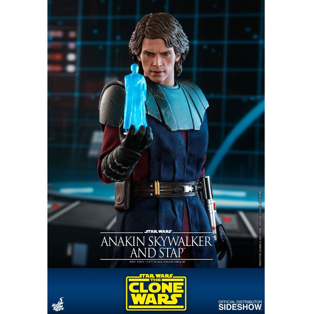 Star Wars The Clone Wars Action Figure 1/6 Anakin Skywalker & STAP 31cm