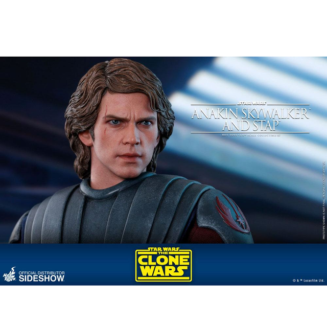 Star Wars The Clone Wars Action Figure 1/6 Anakin Skywalker & STAP 31cm