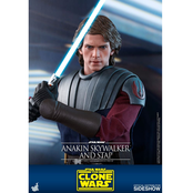 Star Wars The Clone Wars Action Figure 1/6 Anakin Skywalker & STAP 31cm