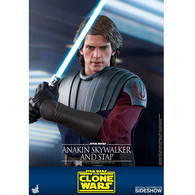Star Wars The Clone Wars Action Figure 1/6 Anakin Skywalker & STAP 31cm