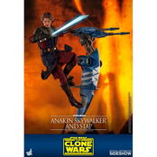 Star Wars The Clone Wars Action Figure 1/6 Anakin Skywalker & STAP 31cm