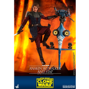 Star Wars The Clone Wars Action Figure 1/6 Anakin Skywalker & STAP 31cm