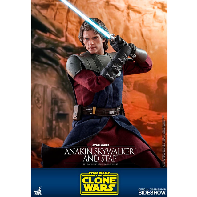 Star Wars The Clone Wars Action Figure 1/6 Anakin Skywalker & STAP 31cm