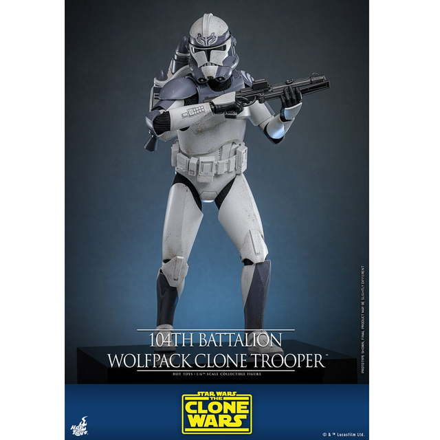 Star Wars The Clone Wars Action Figure 1/6 104th Battalion Wolfpack Clone Trooper 30cm