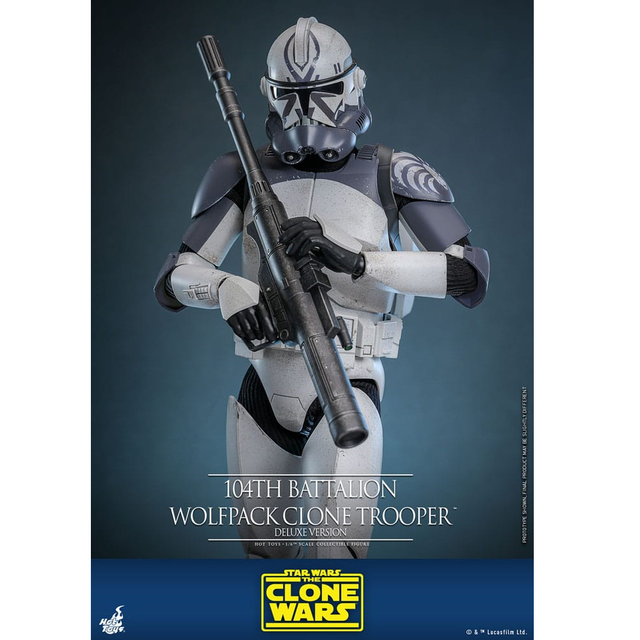 Star Wars The Clone Wars Action Figure 1/6 104th Battalion Wolfpack Clone Trooper Deluxe Version 30cm