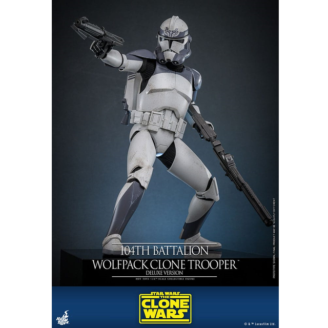 Star Wars The Clone Wars Action Figure 1/6 104th Battalion Wolfpack Clone Trooper Deluxe Version 30cm