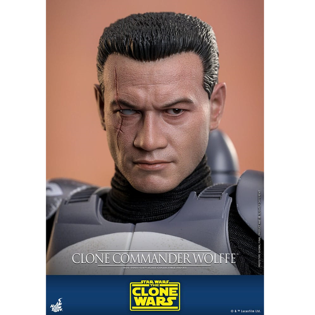 Star Wars: The Clone Wars Action Figure 1/6 Clone Commander Wolffe 30cm