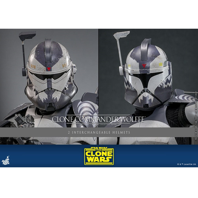 Star Wars: The Clone Wars Action Figure 1/6 Clone Commander Wolffe 30cm