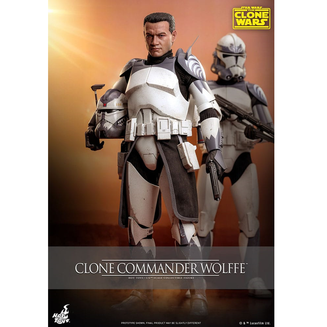 Star Wars: The Clone Wars Action Figure 1/6 Clone Commander Wolffe 30cm