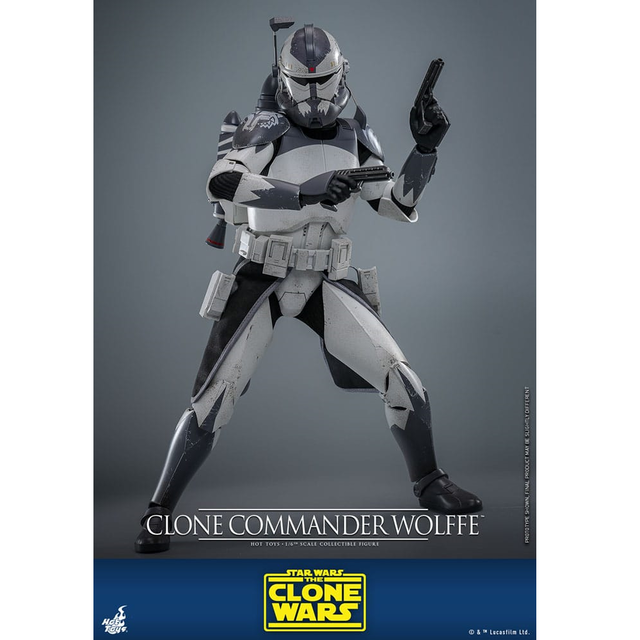 Star Wars: The Clone Wars Action Figure 1/6 Clone Commander Wolffe 30cm