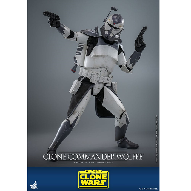 Star Wars: The Clone Wars Action Figure 1/6 Clone Commander Wolffe 30cm