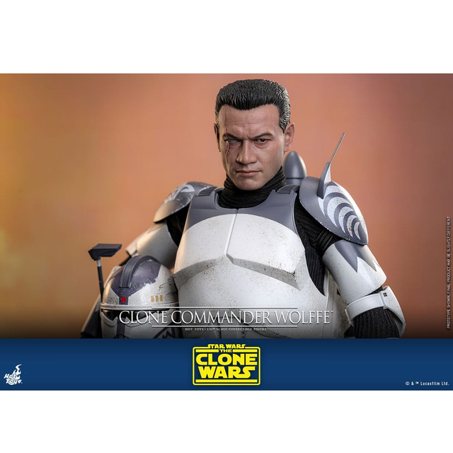 Star Wars: The Clone Wars Action Figure 1/6 Clone Commander Wolffe 30cm