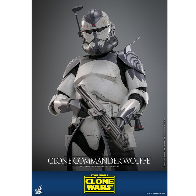 Star Wars: The Clone Wars Action Figure 1/6 Clone Commander Wolffe 30cm