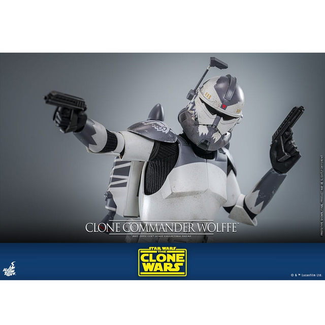 Star Wars: The Clone Wars Action Figure 1/6 Clone Commander Wolffe 30cm