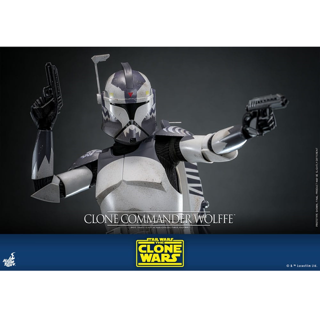 Star Wars: The Clone Wars Action Figure 1/6 Clone Commander Wolffe 30cm
