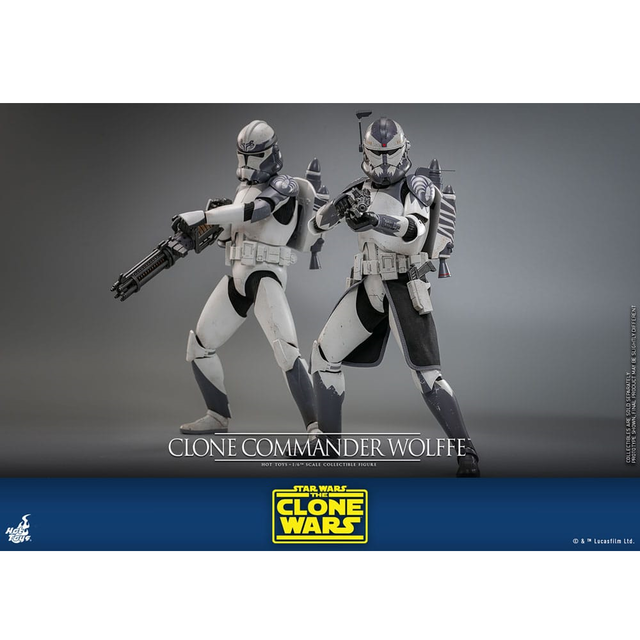 Star Wars: The Clone Wars Action Figure 1/6 Clone Commander Wolffe 30cm