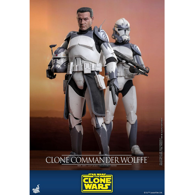 Star Wars: The Clone Wars Action Figure 1/6 Clone Commander Wolffe 30cm