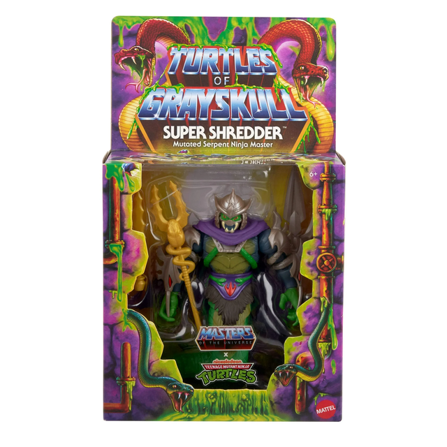 MOTU x TMNT: Turtles of Grayskull Deluxe Super Shredder 14cm