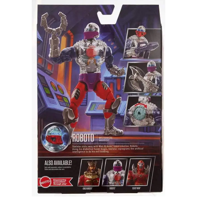 Masters of the Universe New Eternia Masterverse Action Figure Roboto 18cm
