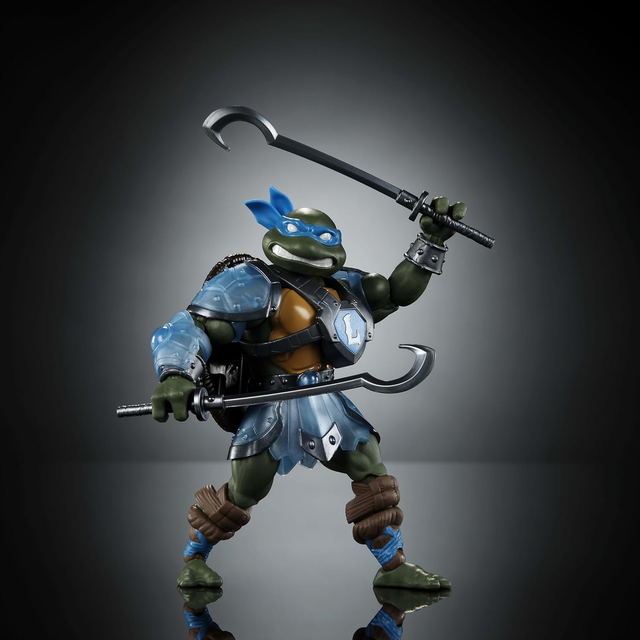MOTU x TMNT: Turtles of Grayskull Action Figure Leonardo 14cm