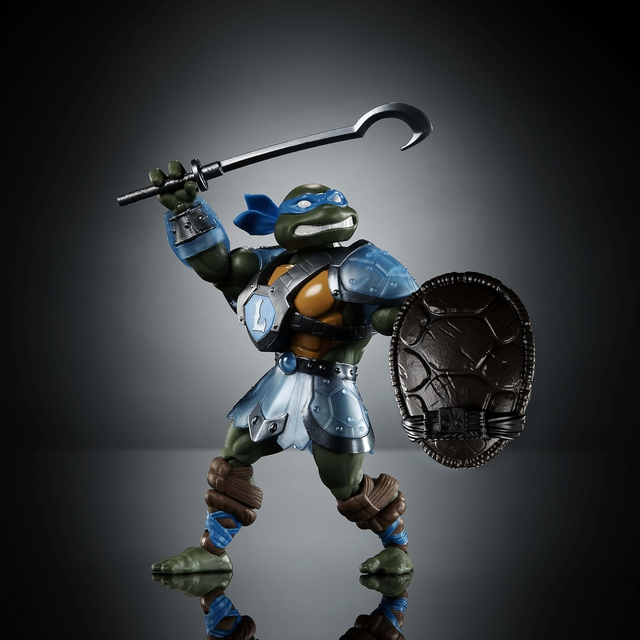 MOTU x TMNT: Turtles of Grayskull Action Figure Leonardo 14cm