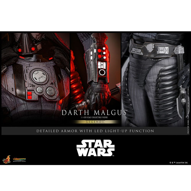 Star Wars Legends Videogame Masterpiece Action Figure 1/6 Darth Malgus 34cm