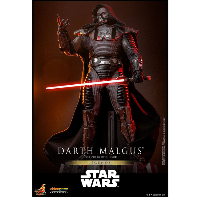 Star Wars Legends Videogame Masterpiece Action Figure 1/6 Darth Malgus 34cm