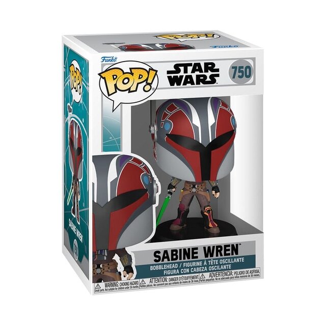 POP! Star Wars: Ahsoka Sabine Wren Bobblehead 9cm