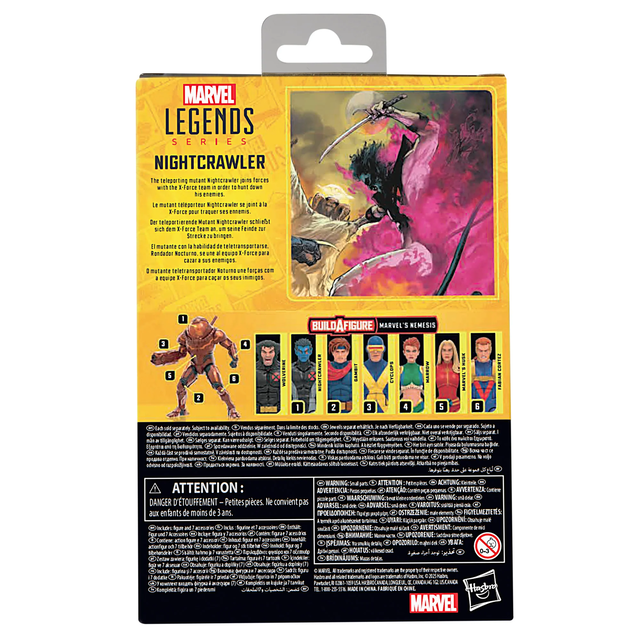 X-Men Marvel Legends Nightcrawler (BAF: Marvel's Nemesis) action figure 15cm