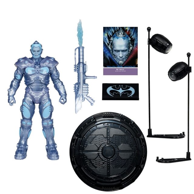 Batman & Robin DC Multiverse Action Figure Mr. Freeze (Black Light Edition) (Gold Label) 18cm