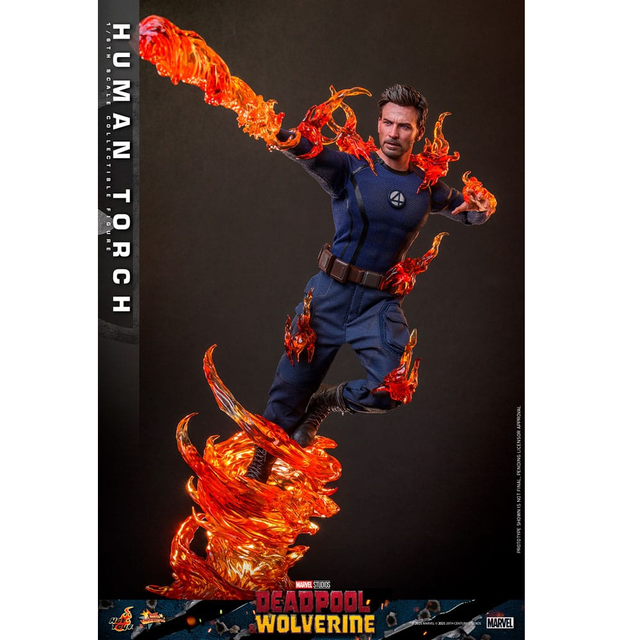 Deadpool & Wolverine Movie Masterpiece Action Figure 1/6 Human Torch 31cm