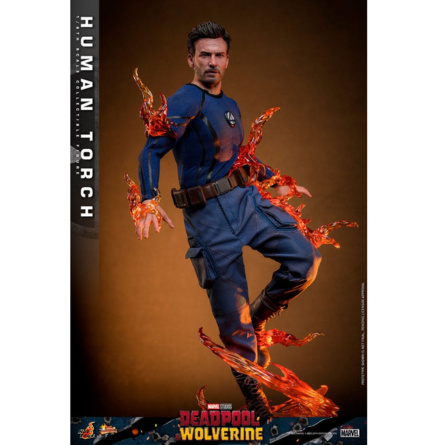 Deadpool & Wolverine Movie Masterpiece Action Figure 1/6 Human Torch 31cm