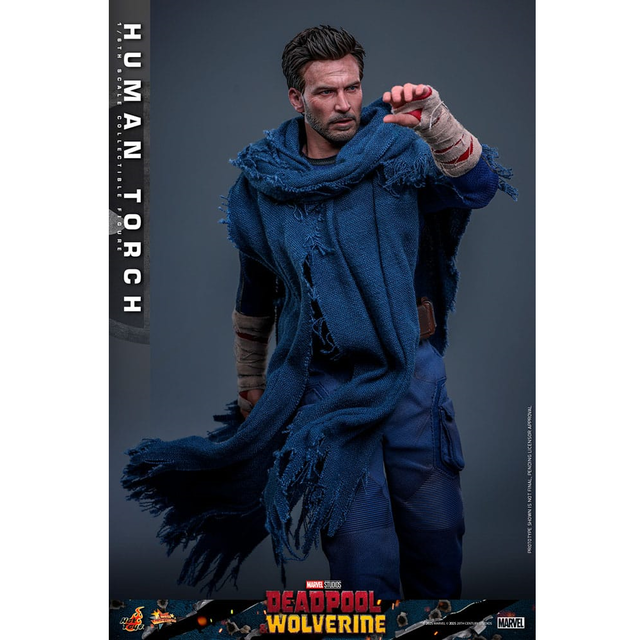 Deadpool & Wolverine Movie Masterpiece Action Figure 1/6 Human Torch 31cm