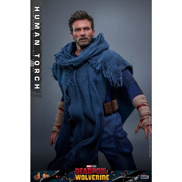 Deadpool & Wolverine Movie Masterpiece Action Figure 1/6 Human Torch 31cm
