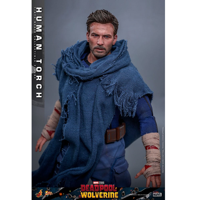 Deadpool & Wolverine Movie Masterpiece Action Figure 1/6 Human Torch 31cm